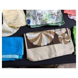 Collection of Vintage and Modern Scarves Assorted Colors and Patterns