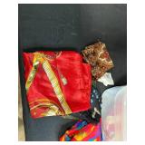 Collection of Colorful Fashion Scarves and Bandanas