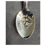 Set of 5 Collectible Souvenir Spoons Deutschland Florida Nevada Connecticut Gibraltar