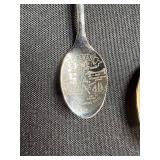 Vintage State Souvenir Spoons and Forks Collection - Delaware, Minnesota, Massachusetts, Disney