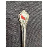 Set of 5 Collectible Souvenir Spoons Assorted States and Themes