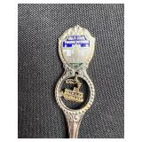 Collection of 6 Vintage Souvenir Collector Spoons