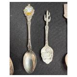 Collection of 8 Vintage and Souvenir Spoons and Forks Assorted Designs