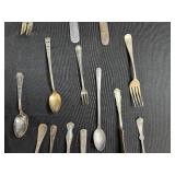 Large Lot of Assorted Vintage Flatware Including Spoons, Forks, and Knives