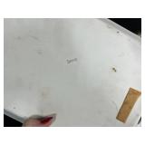 Antique German Porcelain Vanity Set with Floral Motif w Decorative Tray & Hair Receiver