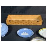 Collection of Decorative Trinket Boxes, Dishes, and Bowls Inc Wedgwood