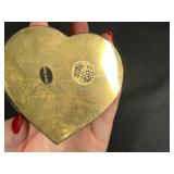 Collection of Vintage Trinket and Jewelry Boxes - Glass, Brass, and Plastic