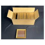 Set of Gold Square Photo Frames 4x4 Inch