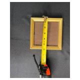 Set of Gold Square Photo Frames 4x4 Inch