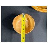 Signed Set of 3 Hand-Turned Wooden Bowls by H.W. Himes and Dick Rochester