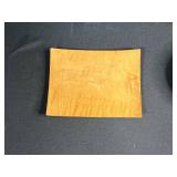 Set of Handcrafted & Signed Wooden Bowls (1 Signed Jack Hoenig 2008) and Signed Wooden Plate