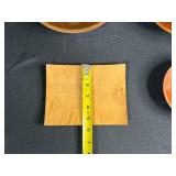 Set of Handcrafted & Signed Wooden Bowls (1 Signed Jack Hoenig 2008) and Signed Wooden Plate