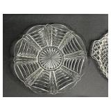 Collection of Vintage Glass and Metal Serving Bowls and Dishes