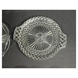 Collection of Vintage Glass and Metal Serving Bowls and Dishes