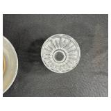 Collection of Vintage Glass and Metal Serving Bowls and Dishes