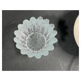 Collection of Vintage Glass and Metal Serving Bowls and Dishes