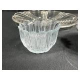 Collection of Vintage Glass and Metal Serving Bowls and Dishes