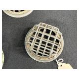 Collection of Vintage Flower/Pin Frogs Glass, Metal, and Ceramic