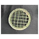 Collection of Vintage Flower/Pin Frogs Glass, Metal, and Ceramic