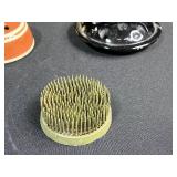 Collection of Vintage Flower/Pin Frogs Glass Ceramic and Metal Assorted Styles