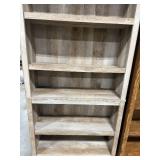 Tall Wooden Bookshelf with 5 Shelves, 70x35x13 Inches