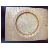 Set of Handcrafted & Signed Wooden Bowls (1 Signed Jack Hoenig 2008) and Signed Wooden Plate