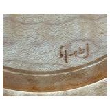 Set of Handcrafted & Signed Wooden Bowls (1 Signed Jack Hoenig 2008) and Signed Wooden Plate