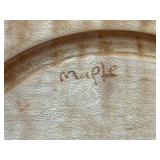 Set of Handcrafted & Signed Wooden Bowls (1 Signed Jack Hoenig 2008) and Signed Wooden Plate