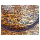 Set of Handcrafted & Signed Wooden Bowls (1 Signed Jack Hoenig 2008) and Signed Wooden Plate