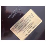 Set of Vintage Couroc Black Bird Trays with Hand-Painted Designs