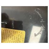 Set of Couroc Mid-Century Modern Decorative Trays and Plate with Animal and Figure Designs