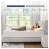 ELEMUSE  | Queen Size Dual Layer 3 Inch Memory Foam Mattress Topper,Cooling Gel Memory Foam