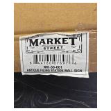 Market Street | GILPIN AIRLINES-  Metal Button Sign