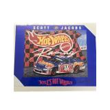 NASCAR | Hot Wheels NASCAR  Racing Collectable Art Print, Scott Jacobs #44