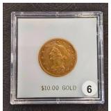 1854-S $10 Liberty Gold Eagle - Rare Early Date