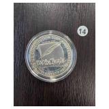 1987-S Proof "We the People" Silver Comm. Dollar Original Mint Box & COA