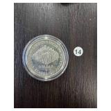 1987-S Proof "We the People" Silver Comm. Dollar Original Mint Box & COA