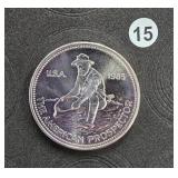 1985 Engelhard BU 1 oz. Silver Prospector