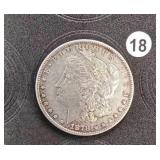 1878 TF REV of 78 AU Morgan Silver Dollar