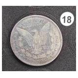 1878 TF REV of 78 AU Morgan Silver Dollar