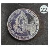 1984 Engelhard BU 1 oz. Silver Prospector