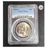 1954 S PCGS MS 64 Half Dollar