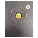 1909 Alaska  1 DWT Gold Coin