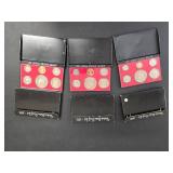 1973, 1975 and 1976 United States Proof Sets