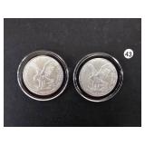 2 - 2024 American Eagle 1 oz. Silver Dollars Uncirculated
