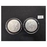 2 - 2024 American Eagle 1oz. Silver Dollars Uncirculated