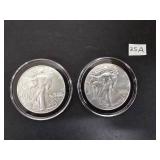 2 - 2024 American Eagle 1oz. Silver Dollars Uncirculated