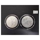 2 - 2024 American Eagle 1oz. Silver Dollars Uncirculated