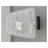 Stackable Clear Storage Containers with Latches