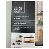 Vision Home 2 Floating Shelves in Acacia